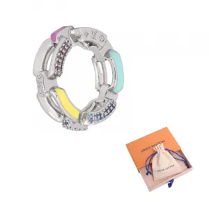 LOUIS VUITTON Мужские серебряные кольца Metal Rings