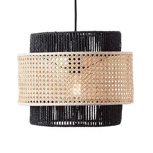 Подвесной светильник Brilliant Arles, ротанг/железо - 1 пламя
