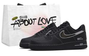 Nike Кроссовки Air Force 1 Pilot Low top Skateboard Unisex Black Gray