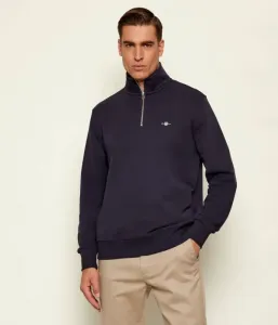 Свитер regular fit Gant, темно-синий