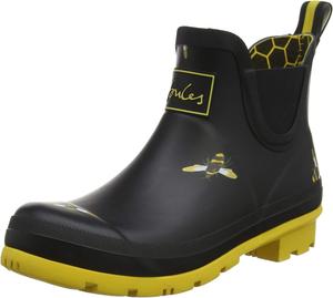 Женские резиновые сапоги Joules, Black Metallic Bees