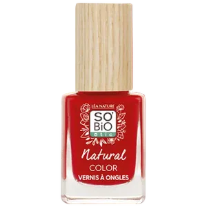 Лак для ногтей 20 rouge essence, 11 мл So'Bio Etic Natural color, цвет 20 rouge essentiel