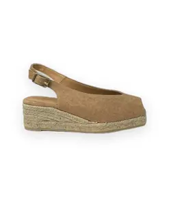 Низкие туфли на танкетке Castañer, бежевый