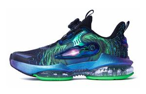 Детские кроссовки GS Low-top черные/зеленые Anta Kids