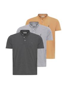 Рубашка Dandalo Grosseto, цвет Camel/Dark grey/mottled grey