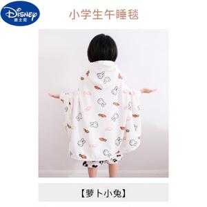 Disney Детское одеяло для сна 75х135 см с капюшоном, однослойное, рост до 1.4 м, цвет Luobo Xiaotu