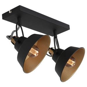 Настенный светильник Steinhauer Nové 2-flammig, черный