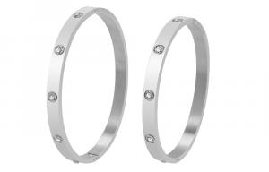 Титановый стальной браслет унисекс Cooraree