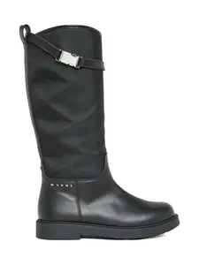 Ботинки с пряжками Marni Kids, черный