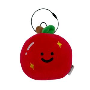 1 шт милое забавное яблочко подвеска для сумки плюшевый кукольный брелок высота 7,5 см Mounrain