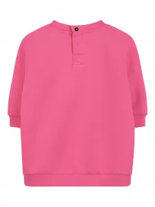 Платье с принтом KARL LAGERFELD KIDS, розовый