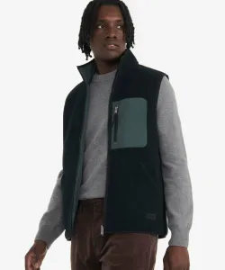 Двусторонний жилет из флиса Sherpa / жилет из флиса со стойкой на молнии