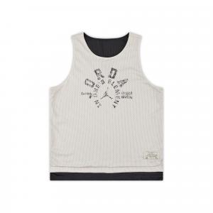 Майка tank top dri fit oat для подростков Nike, серовато-бежевый