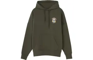 Толстовка унисекс Vans с принтом, темно-зеленый