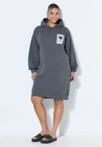 Платье с капюшоном Studio Untold, Dark Mottled Grey