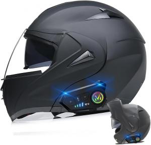 Шлем мотоциклетный BYGMW M, черный