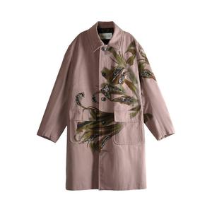 Пальто Dries Van Noten Randale Embellished Coat, Old Rose