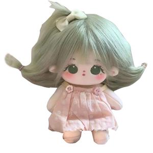 Круглый фритюрный аппарат для еды шерсть хлопок цветок детская кукла со скелетом тряпичная кукла куклы плюшевая кукла высота 20см Happy Fish