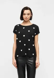 Футболка с принтом mava Vero Moda, Black/White