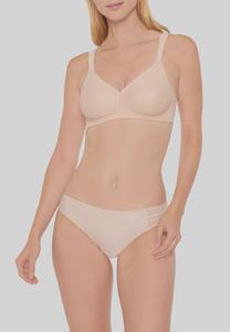 Современный женский бюстгальтер без косточек из мягкого хлопка и хлопка Triumph, цвет Neutral Beige