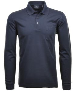 Поло Ragman Langarm T Shirt, синий
