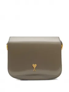 Сумка на плечо Paris Paris AMI Paris, серый