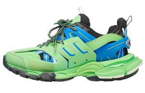 Кроссовки женские Balenciaga Track Trainer, зеленый / синий