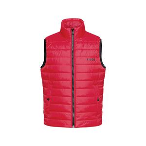 Утепленная жилетка-бомбер HUGO BOSS, красная