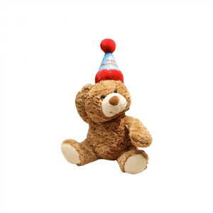 Плюшевая кукла мишка 35см/45см высота KecoSweet, birthday hood bear