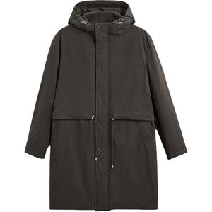 Парка мужская коричневая ZARA