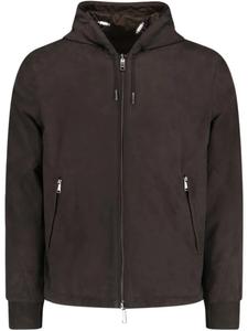 Кожаная куртка-бомбер Zegna, коричневый