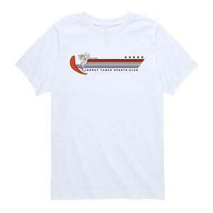 Футболка с принтом Looney Tunes Sports Club для мальчиков 8-20 Licensed Character, White