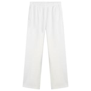 Классические прямые брюки из хлопкового флиса Skims, Marble