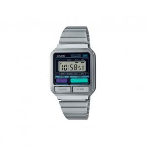 CASIO Часы Unisex VINTAGE Series Gray Watch A120WE-1A, Gray Dial