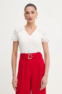 Хлопковая футболка Morgan, белый