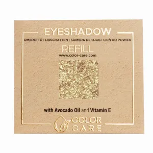 Тени для век с веганскими блестками - 151 золотая рыбка Color Care Glitter - Brown Golden, 2 гр