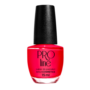 Лак для ногтей 019 неоново-розовый матовый, 15 мл Maga Cosmetics Proline, цвет 019