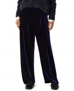 Женские прямые брюки с высокой посадкой и складками Eileen Fisher, Ink