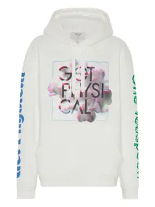 Худи с принтом "Get Physical" One Teaspoon, белый