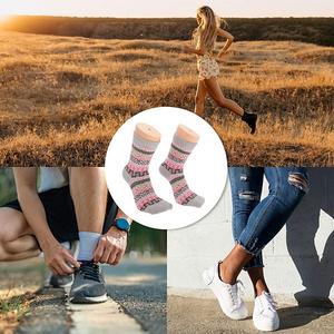 Женские уютные зимние теплые носки мультиколор 5 пар Unique Bargains