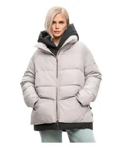 Пуховая куртка с капюшоном Cesare Gaspari, бежевый