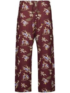 Пижамные брюки Layup с принтом BODE, красный