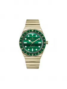 Наручные часы Q Timex 36 мм, золотой