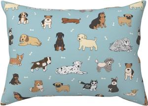 Pevtufa Чехол для подушки с принтом собак и застежкой конвертом Dog Pets