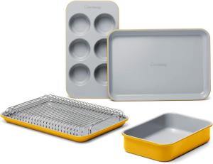 Набор мини-форм для выпечки Caraway, золотой