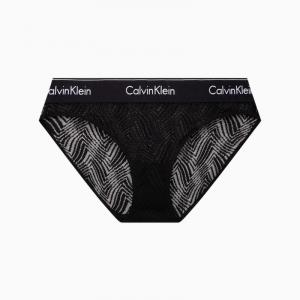 Трусики-бикини кружевные Calvin Klein, фиолетовый