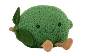 JELLYCAT Функ фуд коллекция зеленый лимон плюшевая кукла высота 15см