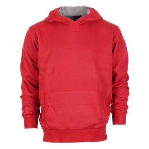 Вязаный пуловер с капюшоном и бархатной подкладкой Gioberti для мальчиков, красный