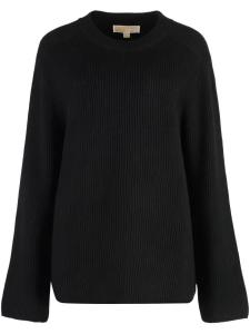 Michael Kors свитер из шерсти мериноса в рубчик, черный