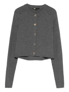 Кардиган на пуговицах Maje, серый